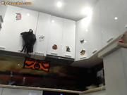 Naughty Busty Vampire Waitress