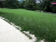 PublicPickUps - Cherry Kiss - Natural Serbian's Outdoor Fuck