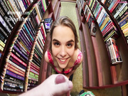 PavlovsWhore - A risky facial in the bookstore