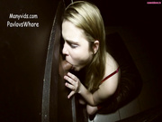 PavlovsWhore - Enjoying Four Loads at the Gloryhole