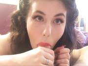 MissPaleGirl - Red Lipstick Blowjob