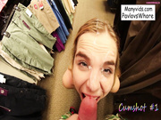 PavlovsWhore - Public Oral and Cumwalk at the Mall