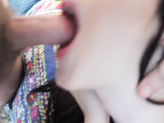 AdorkableAria - Harsh Facefuck POV Boy Girl BG Blowjob