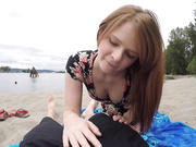 Fiery_Redhead - Fucking a stranger in public