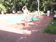 PervsOnPatrol - Hot Teen Spied on by Her Pool, Alex Mae