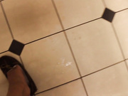 DelightfulHug - Public Bathroom Deepthroat and Squirt