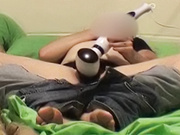 Stacy's massager makes her cum!