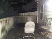 AllisonReeves cums outside on her deck