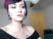 OMG THAT PERFECT ASS and She Swallows 12 Inch Dildo