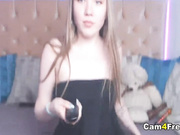 Teen With Nipple Piercing Playing Her Pussy