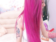 Beauteous RedHaired Lady Demonstrate Sexiness Live