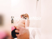 Angelique Noir  Sexy ass DP Show