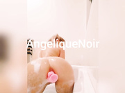 Angelique Noir  Sexy ass DP Show