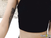 Sexy Brunette Fucks Her Honeycomb on Cam