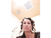 milf hot shower