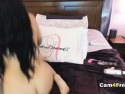 Big Tits Babe Wildly Plays Her Pussy
