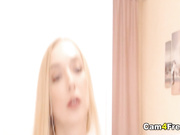 Pretty Hot Babe On Her First Time Live Masturbation