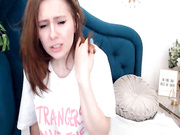 Delicious Brunette Engaged To A Fruity Performance Live