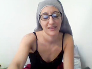 A real Nun masturbates on CB then gets banned