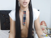 Hot Latina Dildos Her Tight Pussy