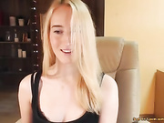 Small Tits Blonde Rubing Her Wet Pussy