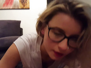 Isla White - POV Schoolgirl Blowjob and Cowgirl Fuck