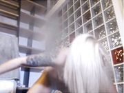 UkDreamGirl (MFC) dildo on chair SQUIRT
