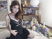 A_Young_fox - Formal Black Dress Strip Tease