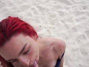 Haley420 - Public Facial - Free Premium Video