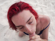 Haley420 - Public Facial - Free Premium Video
