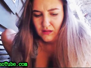 Naked Outdoors Caught On Cam Masturbating