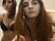 SexyIsabella & AllieBay - Eating Out - private video
