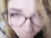 DeepBunnyHole - POV Nerdy School Girl Gagging And Swallow Cum (720p)