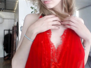 muffinmoon - Red Lingerie Tease - Premium Video