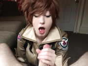 MattieDoll - TRACER HERE! Eager Cock Edged into Oral Creampie Bliss (720p)