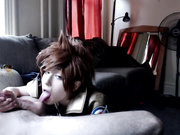 MattieDoll - TRACER HERE! Eager Cock Edged into Oral Creampie Bliss (720p)