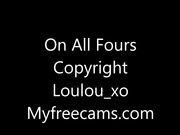LouLou  - On All Fours - Premium Video