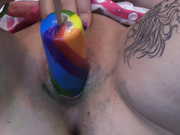 Sasha Lynne - Daddy's little girl loves candy cock