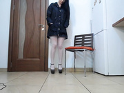 Hidori - Pin up garters heels and stockings fun