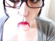 Laila Love Sensual dildo bj