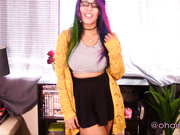 ohaiNaomi HD Nerdy College Slut Cum on My Glasses