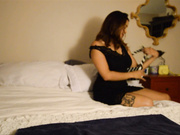 KissingHigh Panty Stuff Squirting with Butt Plug