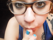 Teen With Glasses Worships Her Feet BST BST BST BST