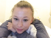 Sexy blonde teen shows off her big meaty soles during an audition