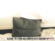 Alison masturbation