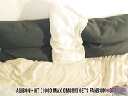 Alison masturbation
