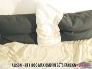 Alison masturbation