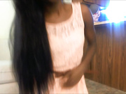 Bailey26 - pink dress strip tease