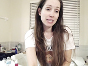 Shower Hairwashing Then Masturbating In BedNovember 2, 2017