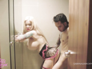 Sabrina Sabrok - Blowjob , doggystyle in the shower